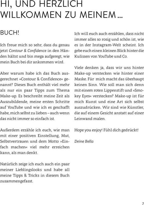 Produktbild Contour & Confidence (Deutsch, Mrs. Bella, 2018)