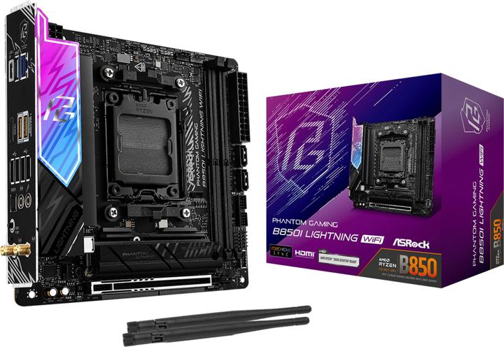 AsRock Phantom Gaming B850I Lightning WiFi (AM5, AMD B850, Mini-ITX)