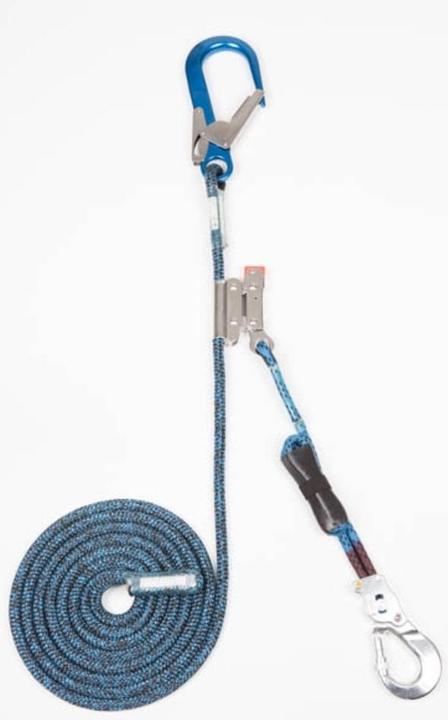 Mittelmann Safety rope S14KM according to EN 353-2 with fall arrester KB2, 5 m
