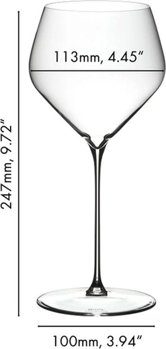 Productafbeelding Riedel Wit wijnglas VELOCE CHARDONNAY (69 cl, 2 Bril, Witte wijnglazen)