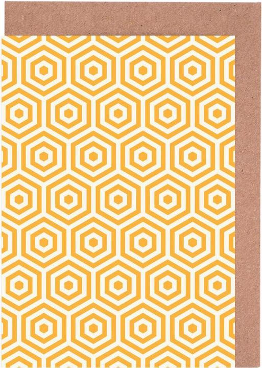 Produktbild Juniqe Gelber Bienenstock-Muster (3 Stk.)