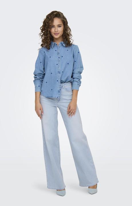Actual product image Only ONLMADISON Hohe Taille Weiter Beinschnitt Jeans Jeans mit weitem Bein (34)