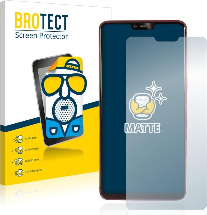 Image du produit BROTECT Film de protection antireflet Protection d'écran mat (2 pièce(s), Oppo R15 Pro)