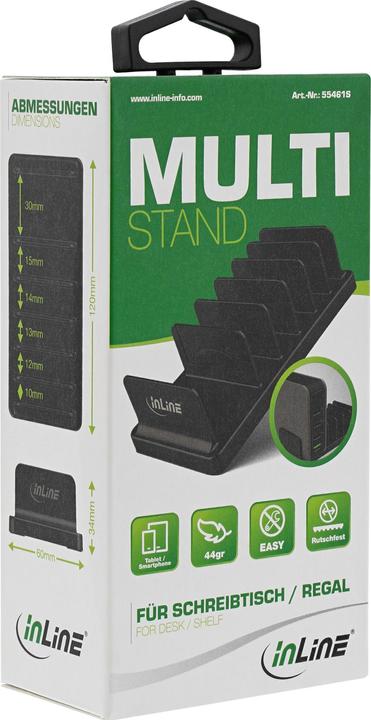 Produktbild InLine Multi-Stand mit 6 Fächern