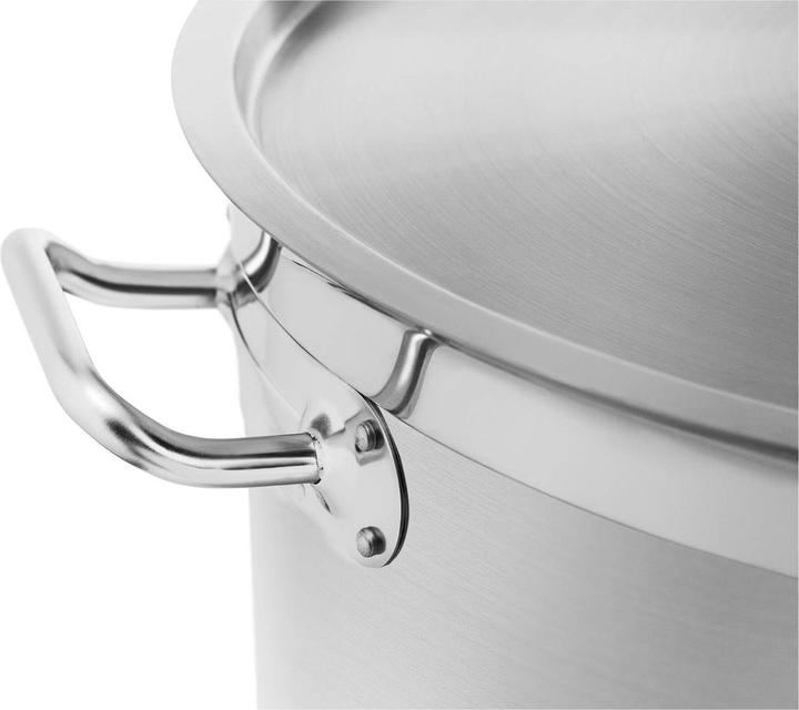 Actual product image Royal Catering Kochtopf Induktion Topf für Induktion Induktionsherd Topf 71 L 450 mm (45 cm, Pot, Stainless steel)