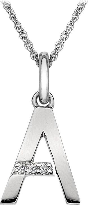 Hot Diamonds Diamant Buchstaben Halskette A (Silber 925, 40 - 45 cm)