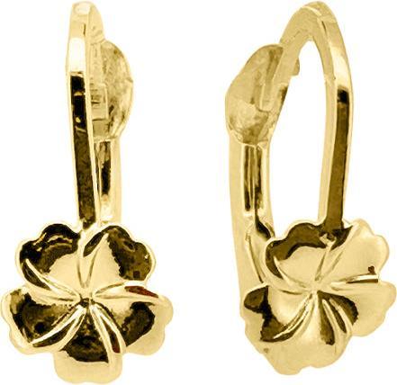 JGZ Creolen Blume (18 Karat Gold 750)