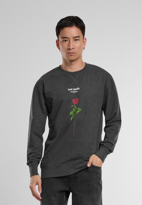 Actual product image Mister Tee Lost Youth Rose Crewneck - 88237 (XS)