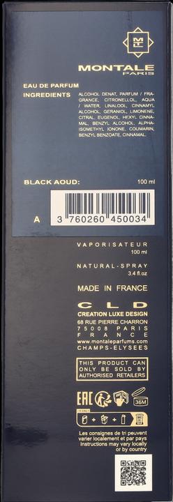 Image du produit Montale Black Aoud (Eau de parfum, 100 ml)