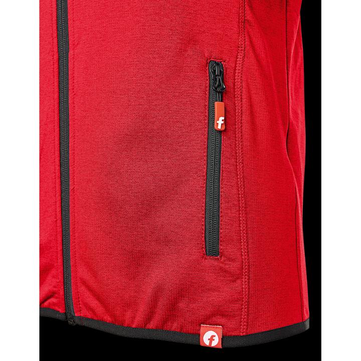 Produktbild Magni Tech-Fleecejacke rot/schwarz meliert Gr. 2XL Fortis Elements (XXL)