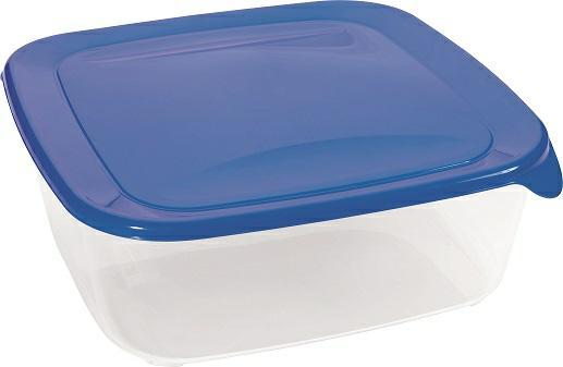 Actual product image Curver Food container "Fresh&Go" Square 2.9L /Blue/ Transparent (2.90 l)