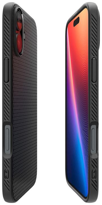 Immagine prodotto Spigen Liquid Air iPhone 16 Plus nero opaco ACS08066 (Apple iPhone 16 Plus)