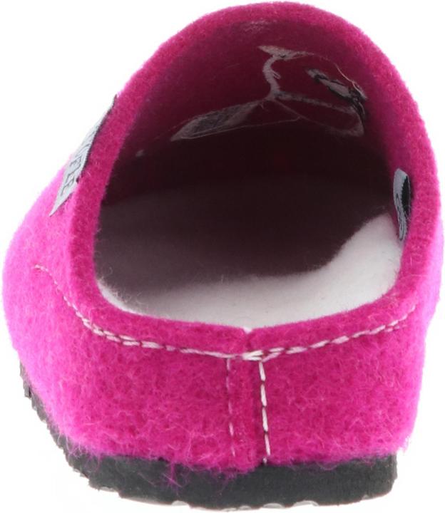 Produktbild Tofee Kinder Mädchen Hausschuhe Pantoffeln Pantoletten Slipper Naturwollfilz (Lama) pink/lila/fuxia (30)