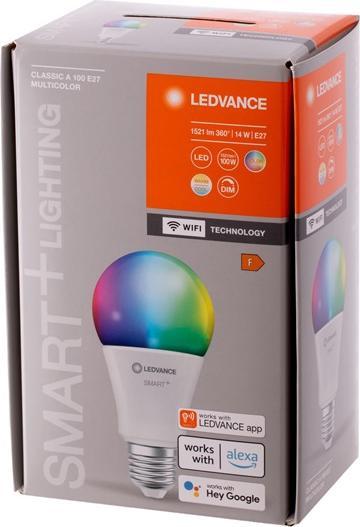 Produktbild Ledvance Smart+ Wifi Classic (E27, 14 W, 1521 lm, 1 x, F)