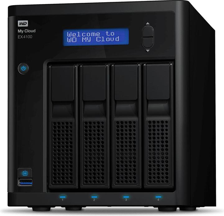 Produktbild WD My Cloud EX4100 NAS 4-Bay person. Cloud storage incl drives Marvell ARMADA 388 (4 x 10 TB, WD Red)