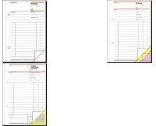 Actual product image Sigel Form book "Order", A4, 2 x 40 sheets, SD