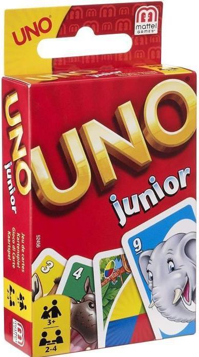 Actual product image Mattel Games Uno Junior (English, German, French, Italian)