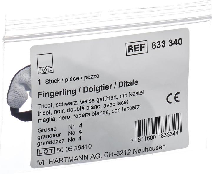 Produktbild IVF Hartmann Däumling Tricot Grösse 4 schwarz (4)