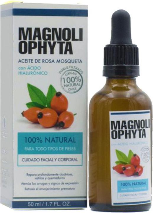 Magnoliophyta ACEITE DE ROSA MOSQUETA con ácido hialurónico gotero 50ml (50 ml, Gesichtsöl)