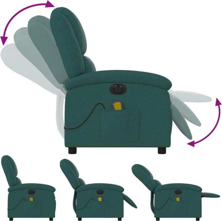 Immagine prodotto VidaXL Sedia da massaggio elettrica in tessuto
