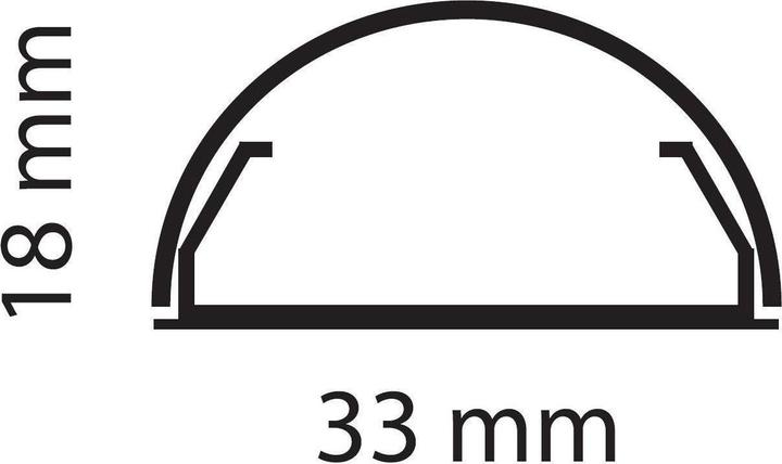 Immagine prodotto Multibrackets Angolo per cavi in alluminio Canaline per cavi (Foro cavo, 1 cm)
