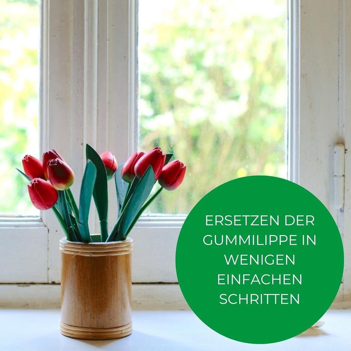 Produktbild Novaliv Ersatz Wischergummi 25 cm Fensterabzieher Gummilippe Abzieher Abzuggummi für Fensterwischer (1 Stk.)