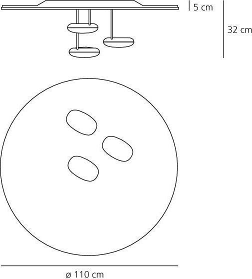 Produktbild Artemide Droplet Ceiling (3031 lm)