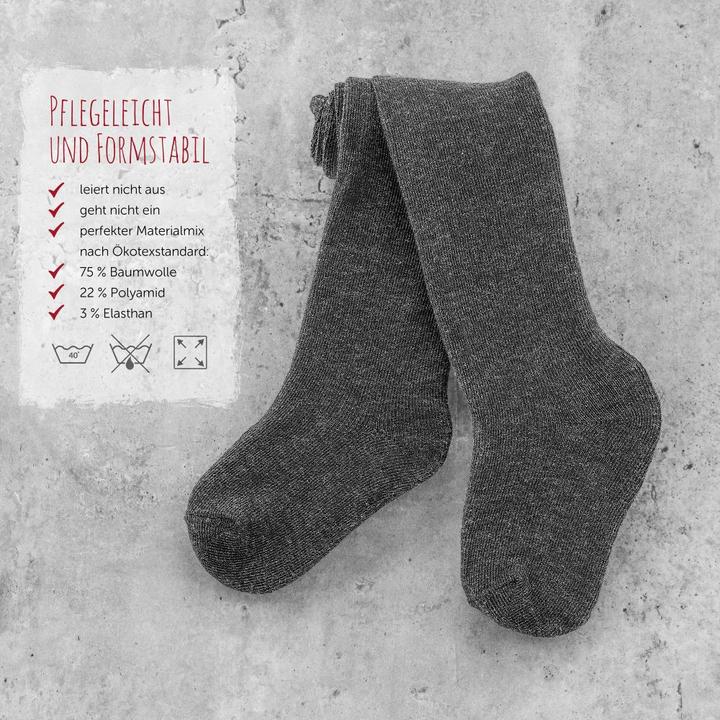 Produktbild La Loona LaLoona Baby-Strumpfhosen Strumpfhose 2er Pack - Dunkelgrau - (74/80)