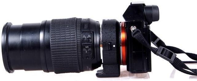 Commlite Nikon F Linsen zu Sony E (Standard, Nikon F)