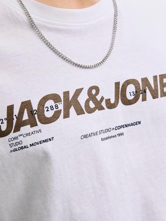 Produktbild Jack & Jones Gedruckt Rundhalsausschnitt T-shirt T-shirt (XXL)