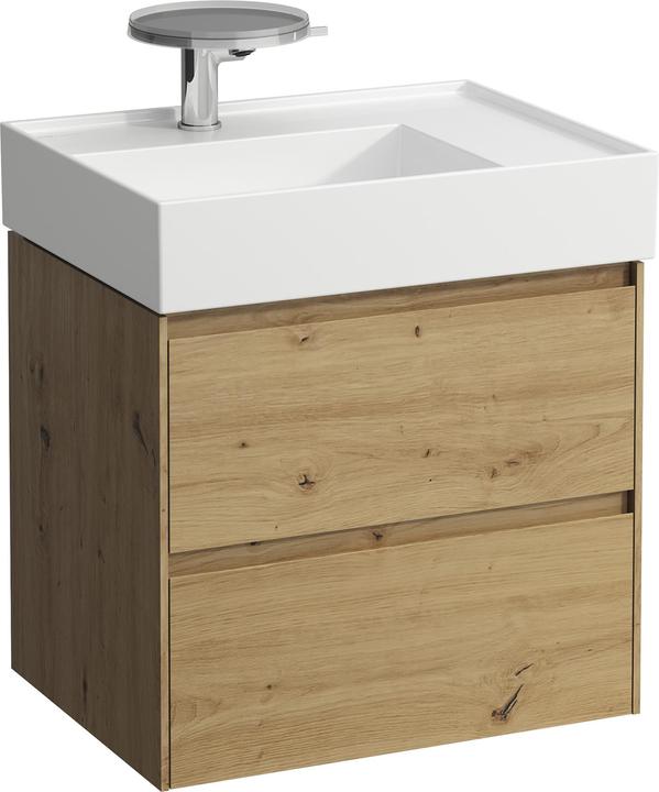 Laufen Lani für Kartell Waschtischunterbau, 2 Schubladen, 585x450x515mm, zu H810334, H403932112 (58.5 x 45 x 58.5 cm)