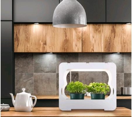 Productafbeelding Xavax Gewächsstation mit LED-Pflanzenlampe, ca. 3 Töpfe Ø 10 cm, Vollspektrum-LED (LED)