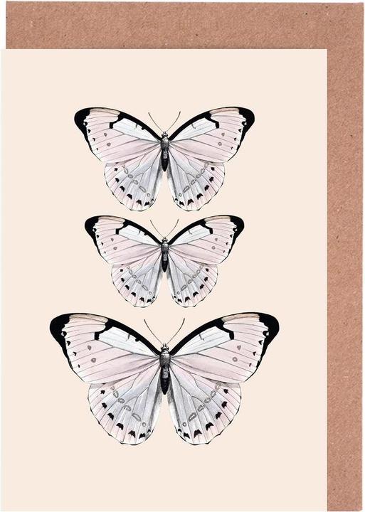 Produktbild Juniqe Papillion Beige - Schmetterlinge (5 Stk.)