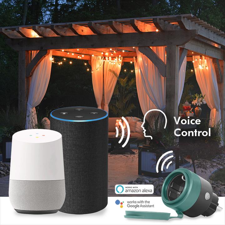 Produktbild LogiLink Smart Home Wi-Fi Plug Outdoor CEE 7/3