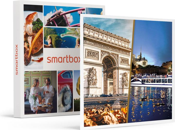 Immagine prodotto Smartbox L'amour a Parigi: 2 notti con gita in barca e cena per 2 persone (2 pers.)