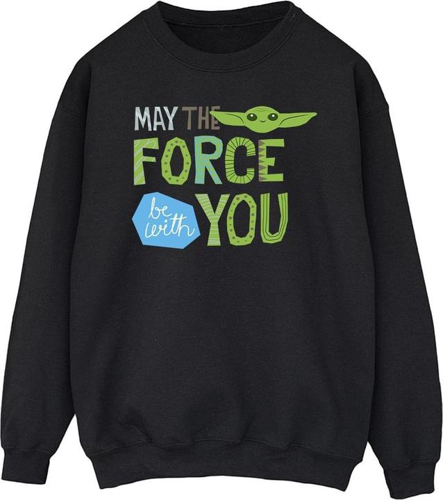 Immagine prodotto Star Wars The Mandalorian May The Force Be With You Felpa Uomo (L)