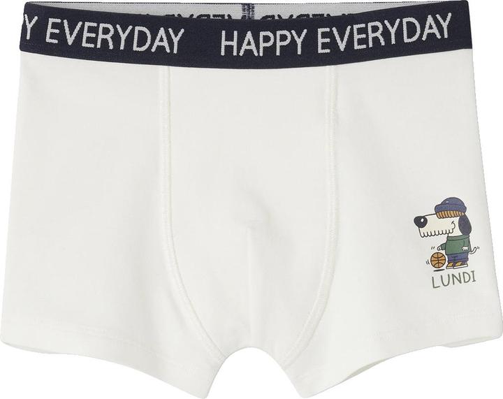 Actual product image Vertbaudet Bio-Kollektion: 7er-Pack Jungen Boxershorts mit Wochentag und Schriftzug (92, pack of 7)