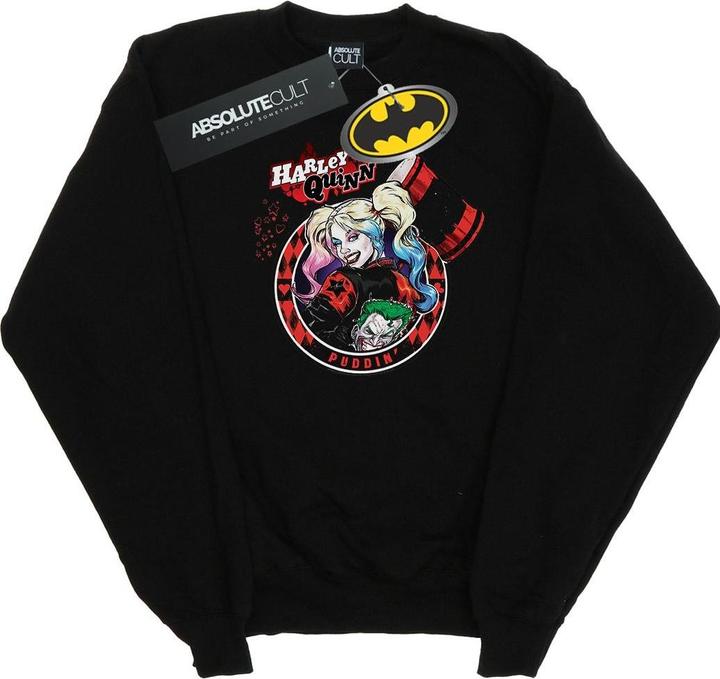 Immagine prodotto Felpa in cotone con patch Harley Quinn Joker (4XL)