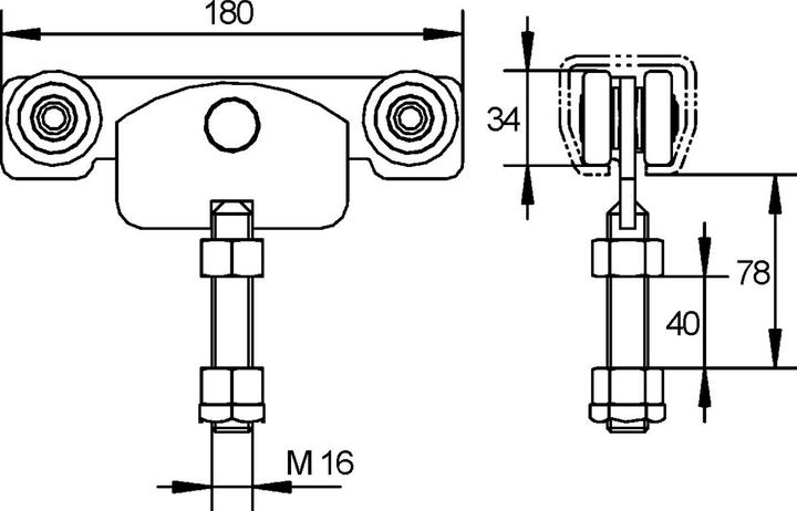 Produktbild Helm Rollapparat 4-rollig