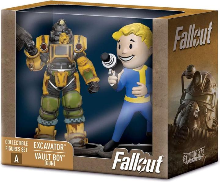 Image du produit Toynk Toys Fallout Minifigures Lot de 2 A Excavator & Vault Boy (Gun) 7 cm
