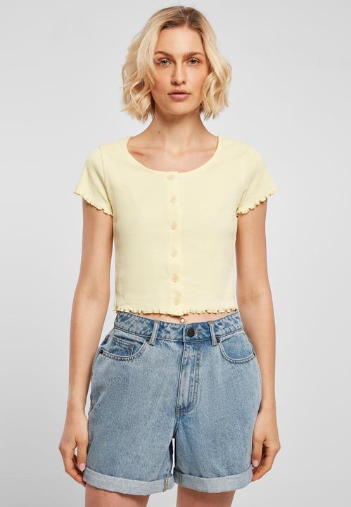 Image du produit Urban Classics Tee-shirt femme croisé à côtes - 12114 (4XL)