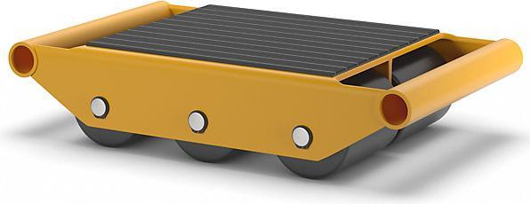 Produktbild eurokraft basic Transportroller mit Nylonrollen (6000 kg)