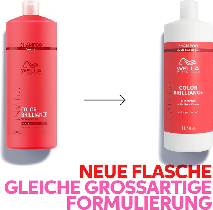 Immagine prodotto Wella Invigo Color Brilliance Shampoo coarse (1000 ml, Shampoo liquido)