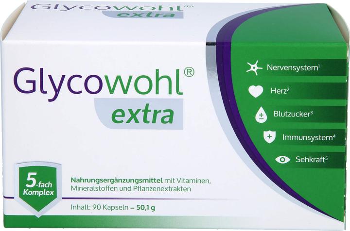 Actual product image Glycowohl extra caps (90 Piece, Capsules, 90 g)