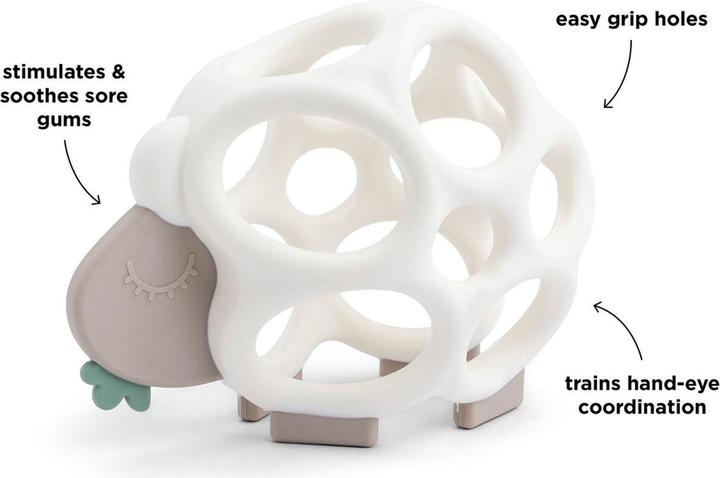 Produktbild Done by Deer Beissringe & Zahnungshilfen Beissring & Greifball aus Silikon - Sheepy
