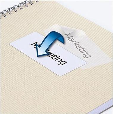 Actual product image HERMA A4 removable labels