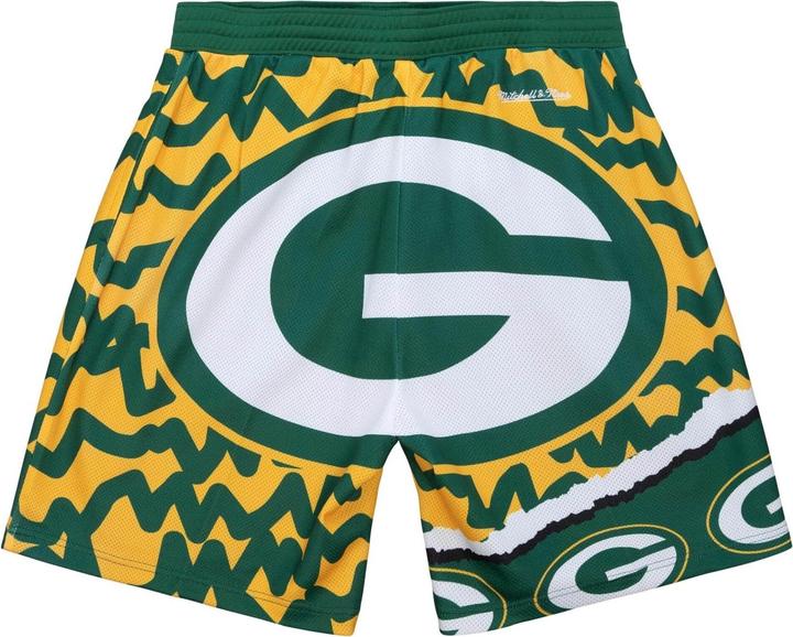 Produktbild Mitchell & Ness M&N Green Bay Packers JUMBOTRON Basketball Shorts - S (S)