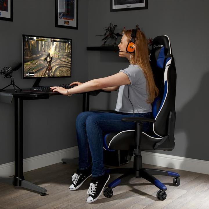 Immagine prodotto X Rocker Sgabello da gioco ergonomico X-Rocker Agility - Blu