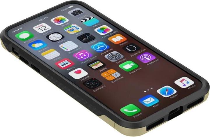 Actual product image Zizo Star Diamond Hybrid Cover - iPhone X case (gold/black) (Apple iPhone X)