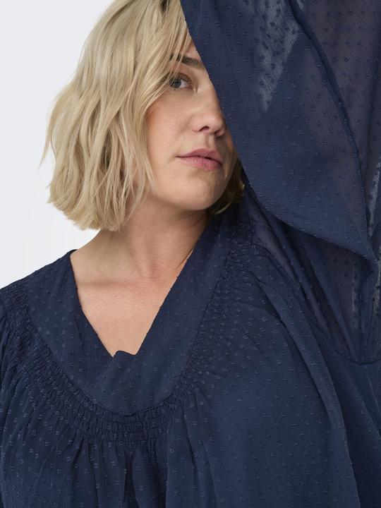 Image du produit Only Coupe normale Col en V Poignets élastiques Robe midi (46)